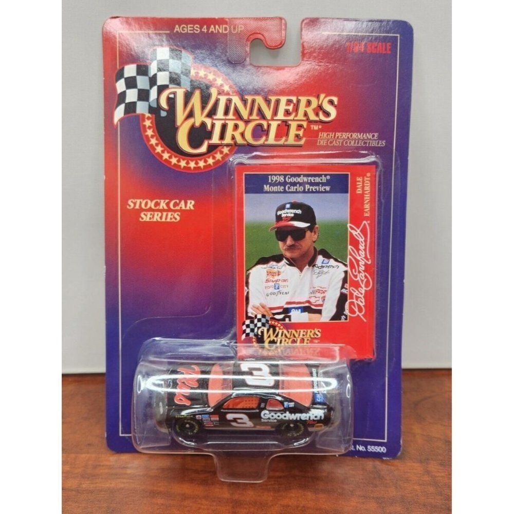 Vintage Nascar Winners Circle Dale Earnhardt 1998 Stock Car 1/64 Scale Diecast